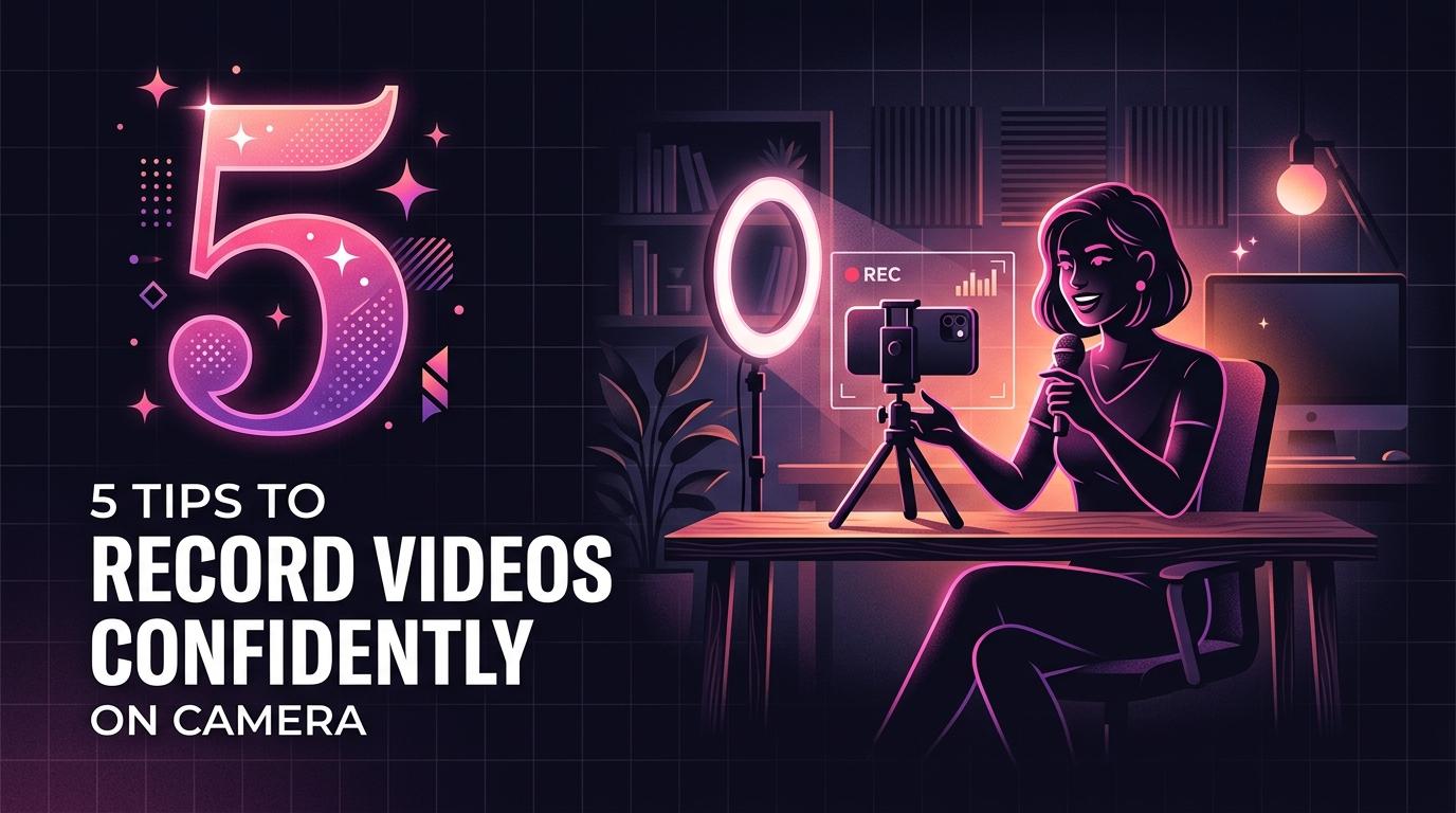 5 Tips to Record Videos Confidently on Camera