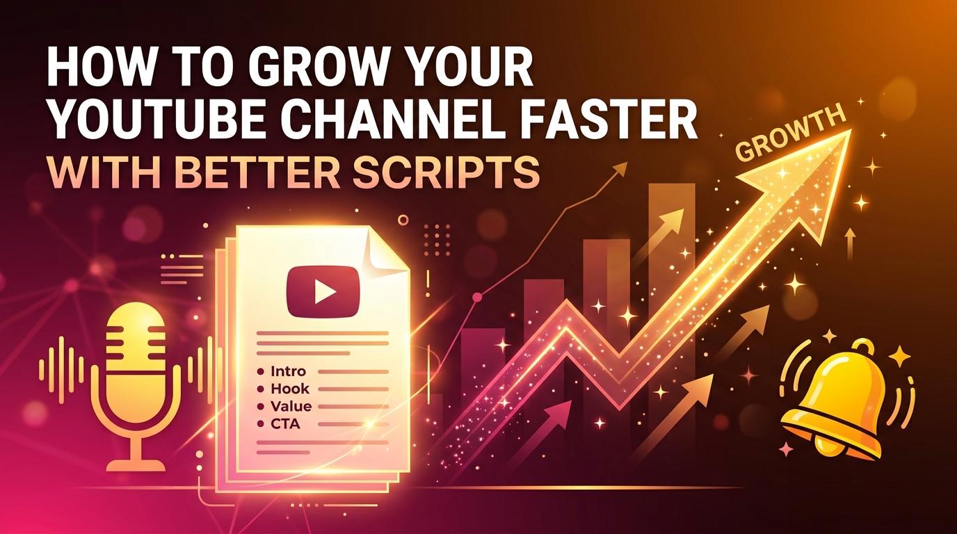 How to Grow Your YouTube Channel Faster with Better Scripts