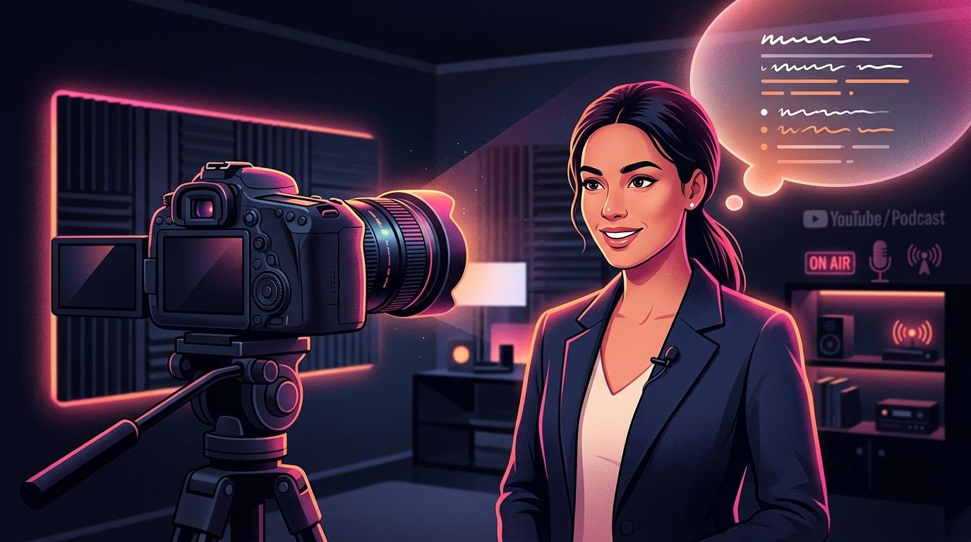 How to Talk to the Camera Without Forgetting What to Say