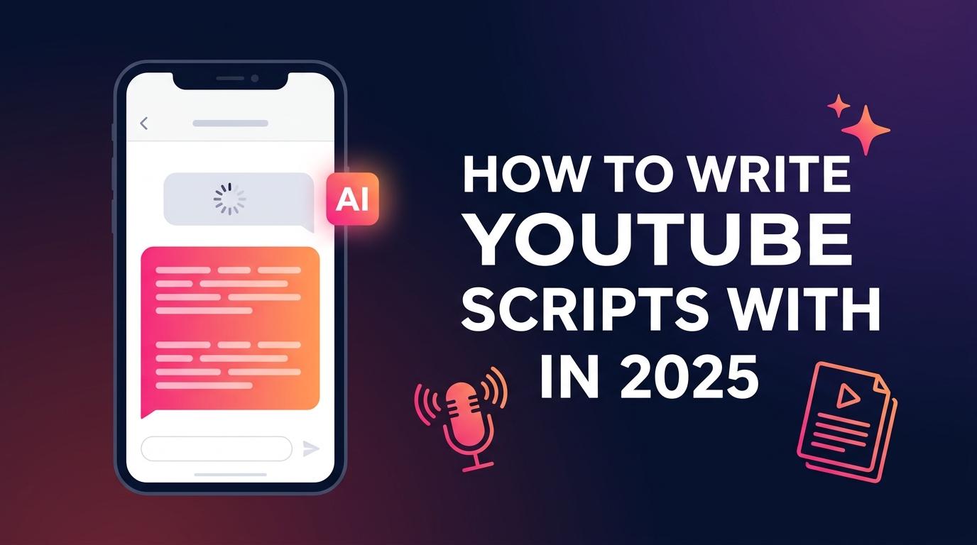 How to Write YouTube Scripts with AI in 2025