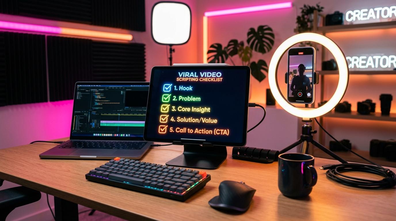 The 60-Second Video Script Checklist: From Idea to Viral Reel